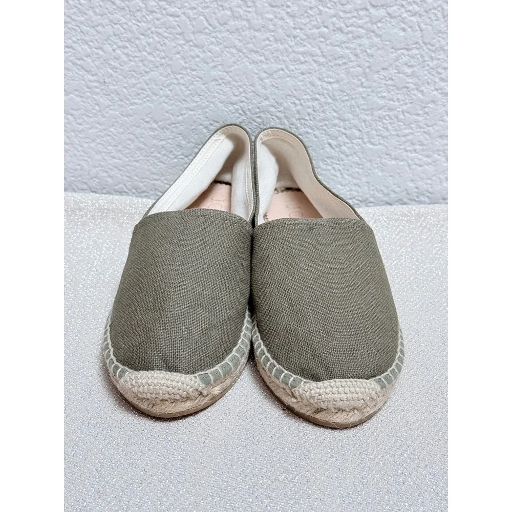 J. Crew Sz 6 Made-in-Spain espadrille flats in linen $79.50